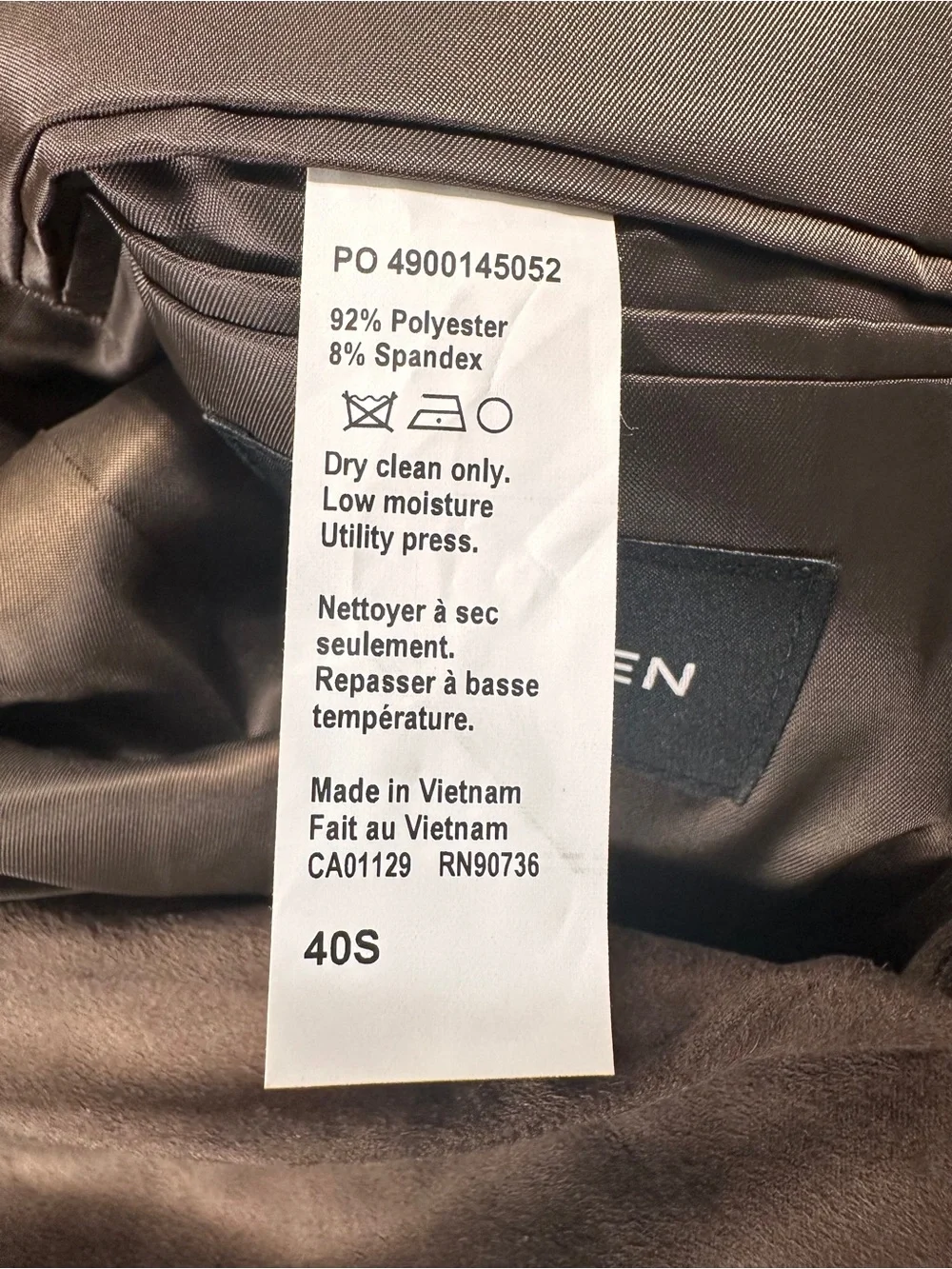 NWT Van Heusen Men's 40S Blazer Faux Suede Comfort Sport Coat Suit $200